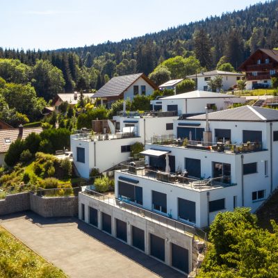 6 villas en terrasses comprenant des garages individuels – Les Hauts-Geneveys